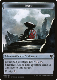 Rock Token [Commander Legends Tokens]