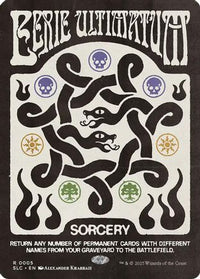 Eerie Ultimatum (SLC-005) - Secret Lair Countdown Kit Foil