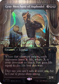 Gray Merchant of Asphodel (Halo Foil) (SLC-034) - Secret Lair Countdown Kit Foil