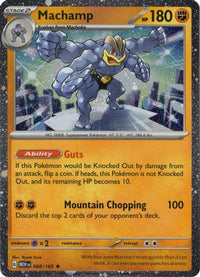 Machamp (Cosmos Holo) (68/165)  - Miscellaneous Cards & Products Holofoil