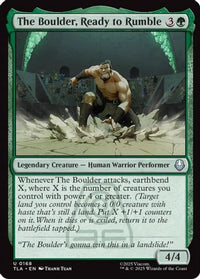 The Boulder, Ready to Rumble (TLA-168) - Avatar: The Last Airbender Foil