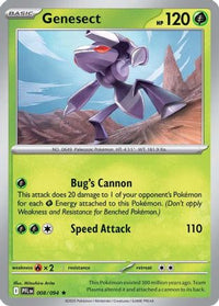 Genesect (8) - ME02 Phantasmal Flames Reverse Holofoil