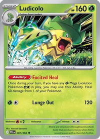 Ludicolo (7/094)  - ME02 Phantasmal Flames Reverse Holofoil