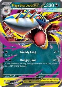 Mega Sharpedo ex (61/094)  - ME02 Phantasmal Flames Holofoil