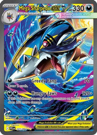 Mega Sharpedo ex (127/094)  - ME02 Phantasmal Flames Holofoil