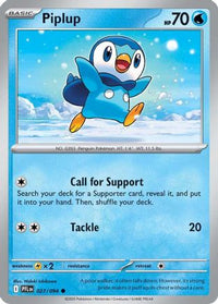 Piplup (27/094)  - ME02 Phantasmal Flames Reverse Holofoil