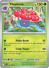 Vileplume (3) - ME02 Phantasmal Flames Reverse Holofoil