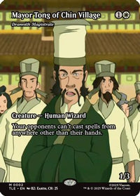 Mayor Tong of Chin Village - Drannith Magistrate (Borderless) (TLE-002) - Avatar: The Last Airbender: Eternal-Legal Foil