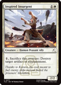 Inspired Insurgent (TLE-077) - Avatar: The Last Airbender: Eternal-Legal Foil