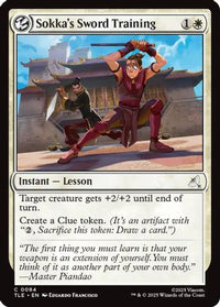 Sokka's Sword Training (TLE-084) - Avatar: The Last Airbender: Eternal-Legal Foil