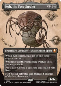 Koh, the Face Stealer (Borderless) (TLA-322) - Avatar: The Last Airbender Foil