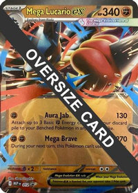 Mega Lucario ex (12) - Jumbo Cards Holofoil