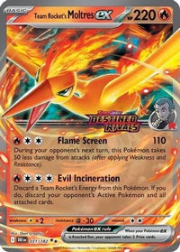 Team Rocket's Moltres ex (Destined Rivals Stamp) (31/182)  - Miscellaneous Cards & Products Holofoil