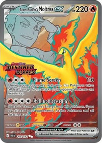 Team Rocket's Moltres ex (Destined Rivals Stamp) (208/182)  - Miscellaneous Cards & Products Holofoil