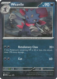 Weavile (Cosmos Holo) (21) - ME Mega Evolution Promo Holofoil