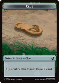 Clue (0014) // Copy (0002) Double-Sided Token (TLA-14 // 2) - Avatar: The Last Airbender Foil