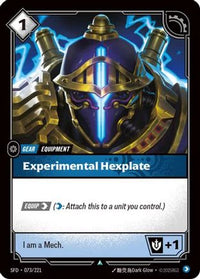 Experimental Hexplate (073/221) - Spiritforged Foil