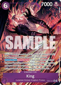 King (Alternate Art) (EB04-031) - The Azure Sea's Seven Foil