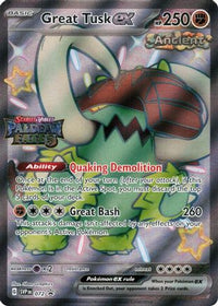 Great Tusk ex (Paldean Fates Stamped) (72) - Miscellaneous Cards & Products Holofoil