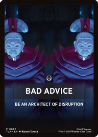 Bad Advice Theme Card (TLA-020) - Avatar: The Last Airbender