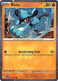 Riolu (Cosmos Holo) (76) - Miscellaneous Cards & Products Holofoil