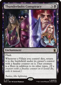 Thunderbolts Conspiracy (MSH-117) - Marvel Super Heroes Foil