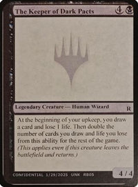 The Keeper of Dark Pacts (-) - Un-Known Event Playtest Cards