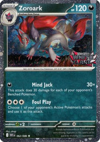 Zoroark (White Flare Stamped) (62) - Miscellaneous Cards & Products Holofoil