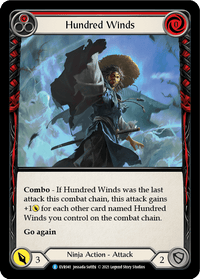 Hundred Winds (Red) [EVR041] (Everfest) 1st Edition Normal - POKÉ JEUX
