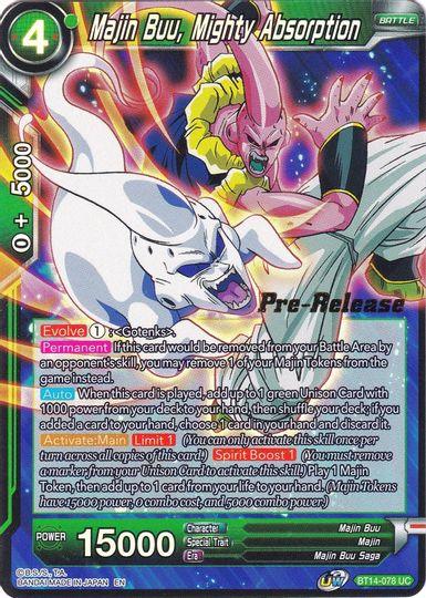 Majin Buu, Mighty Absorption (BT14-078) [Cross Spirits Prerelease Promos] - POKÉ JEUX