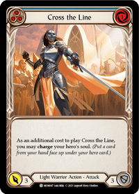 Cross the Line (Blue) [MON047] (Monarch) 1st Edition Normal - POKÉ JEUX