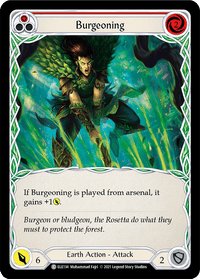Burgeoning (Red) [ELE134] (Tales of Aria) 1st Edition Normal - POKÉ JEUX