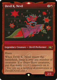 Devil K. Nevil (Showcase) (Galaxy Foil) [Unfinity] 