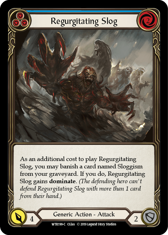 Regurgitating Slog (Blue) [WTR199-C] (Welcome to Rathe) Alpha Print Normal - POKÉ JEUX