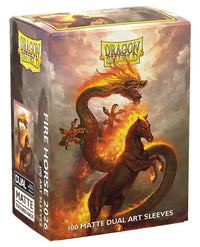 Dragon Shield Fire Horse 2026 Matte Dual Art Sleeves