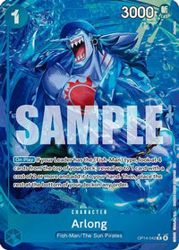 Arlong - (Alternate Art) (OP14-042) - The Azure Sea's Seven Foil