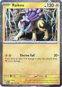 Raikou (Cosmo Holo) (48/132) - ME01 Mega Evolution Holofoil