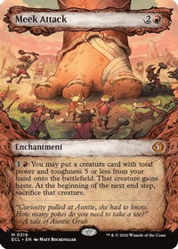 Meek Attack (0319) (Showcase) (ECL-319) - Lorwyn Eclipsed Foil