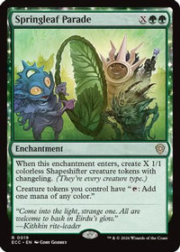 Springleaf Parade (ECC-019) - Commander: Lorwyn Eclipsed