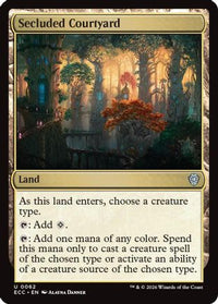 Secluded Courtyard (ECC-062) - Commander: Lorwyn Eclipsed