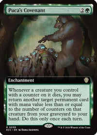 Puca's Covenant (Extended Art) (ECC-038) - Commander: Lorwyn Eclipsed Foil