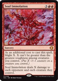 Soul Immolation (ECL-156) - Lorwyn Eclipsed