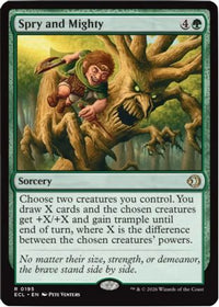 Spry and Mighty (ECL-195) - Lorwyn Eclipsed Foil