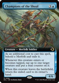 Champions of the Shoal (Extended Art) (ECL-356) - Lorwyn Eclipsed Foil
