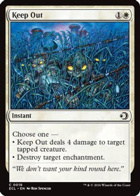 Keep Out (ECL-019) - Lorwyn Eclipsed Foil