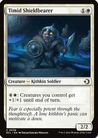 Timid Shieldbearer (ECL-039) - Lorwyn Eclipsed Foil