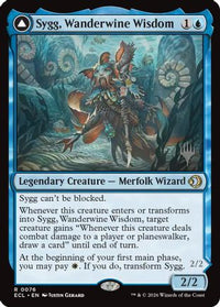 Sygg, Wanderwine Wisdom (PPECL-076) - Promo Pack: Lorwyn Eclipsed Foil