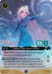Elsa - Ice Maker (Foil) (2) - Disney Lorcana Promo Cards Holofoil