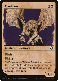 Manticore (Showcase) [Dungeons & Dragons: Adventures in the Forgotten Realms]