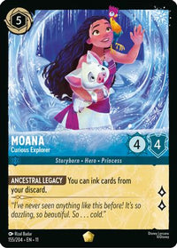 Moana - Curious Explorer (155/204) - Winterspell Cold Foil
